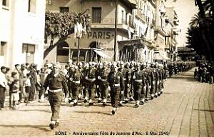 Bone - Anniversaire fete de Jeanne d'Arc - 8 mai 1949